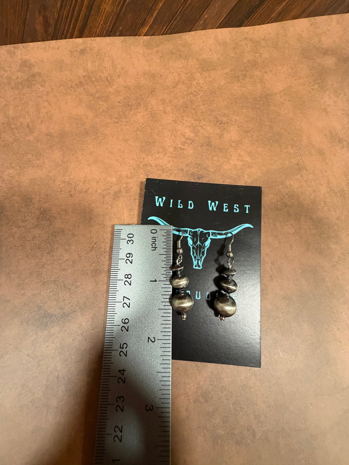 New graduated handmade Navajo pearl earrings