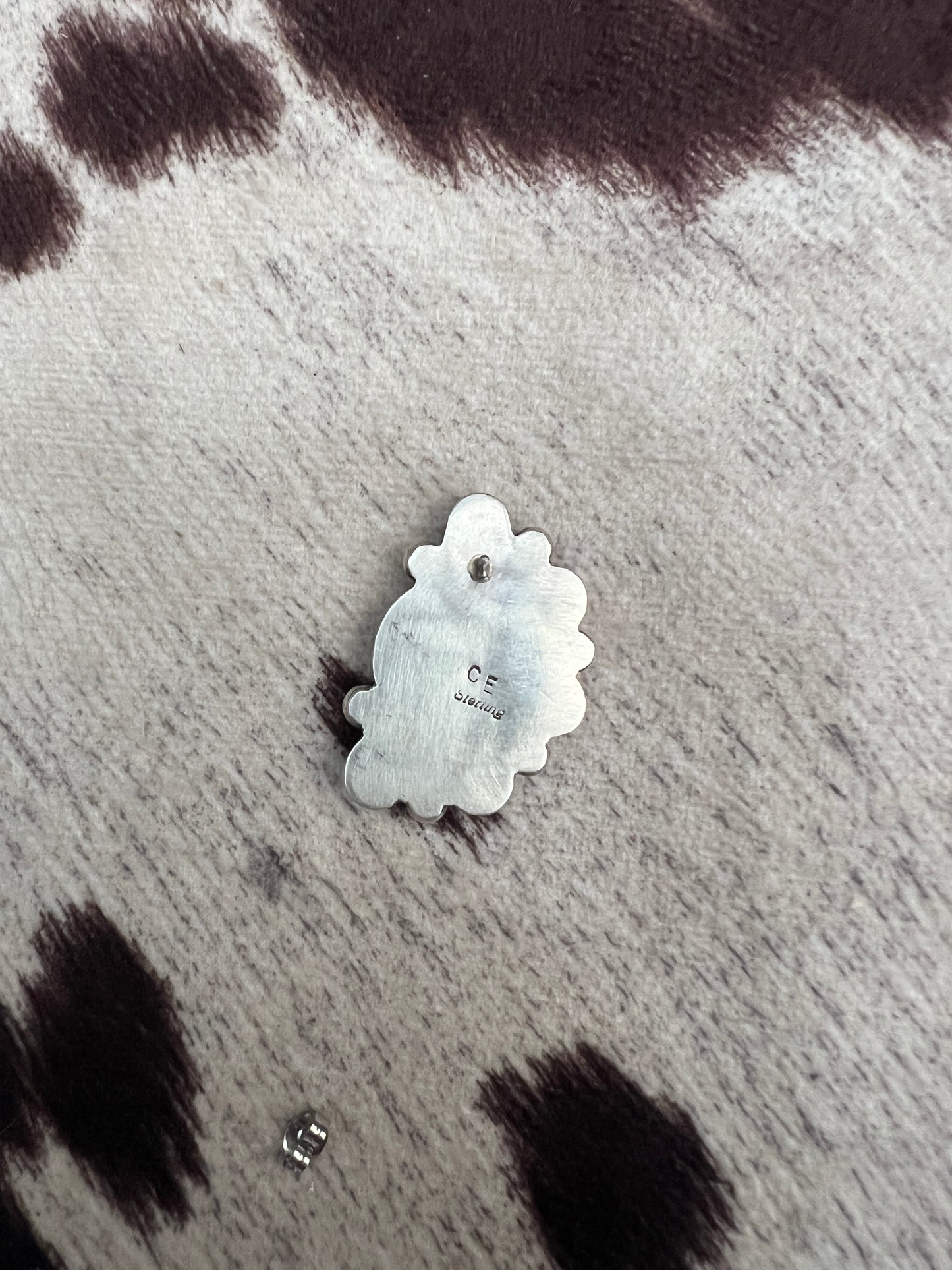 New medium turquoise 1/2 cluster earrings