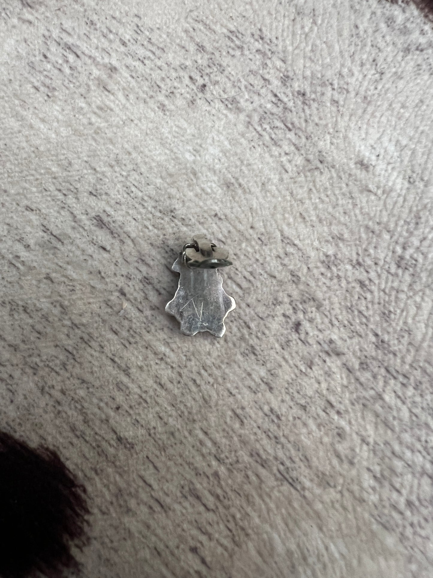 Vintage turquoise snake eye cluster snap on earrings