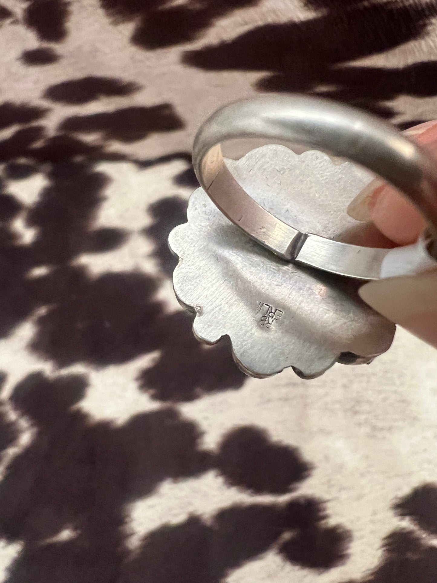 New Sonoran gold turquoise cluster ring