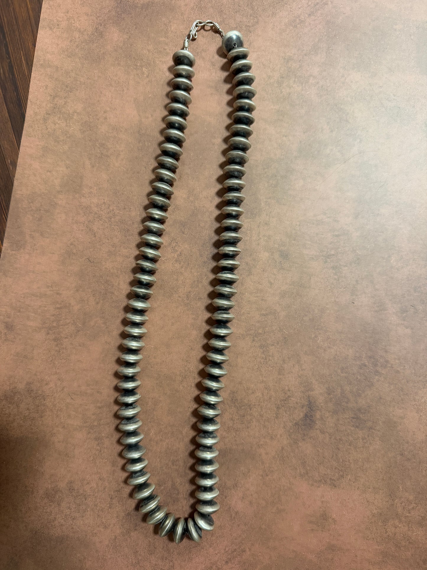 New 15mm handmade Navajo pearl 24” necklace