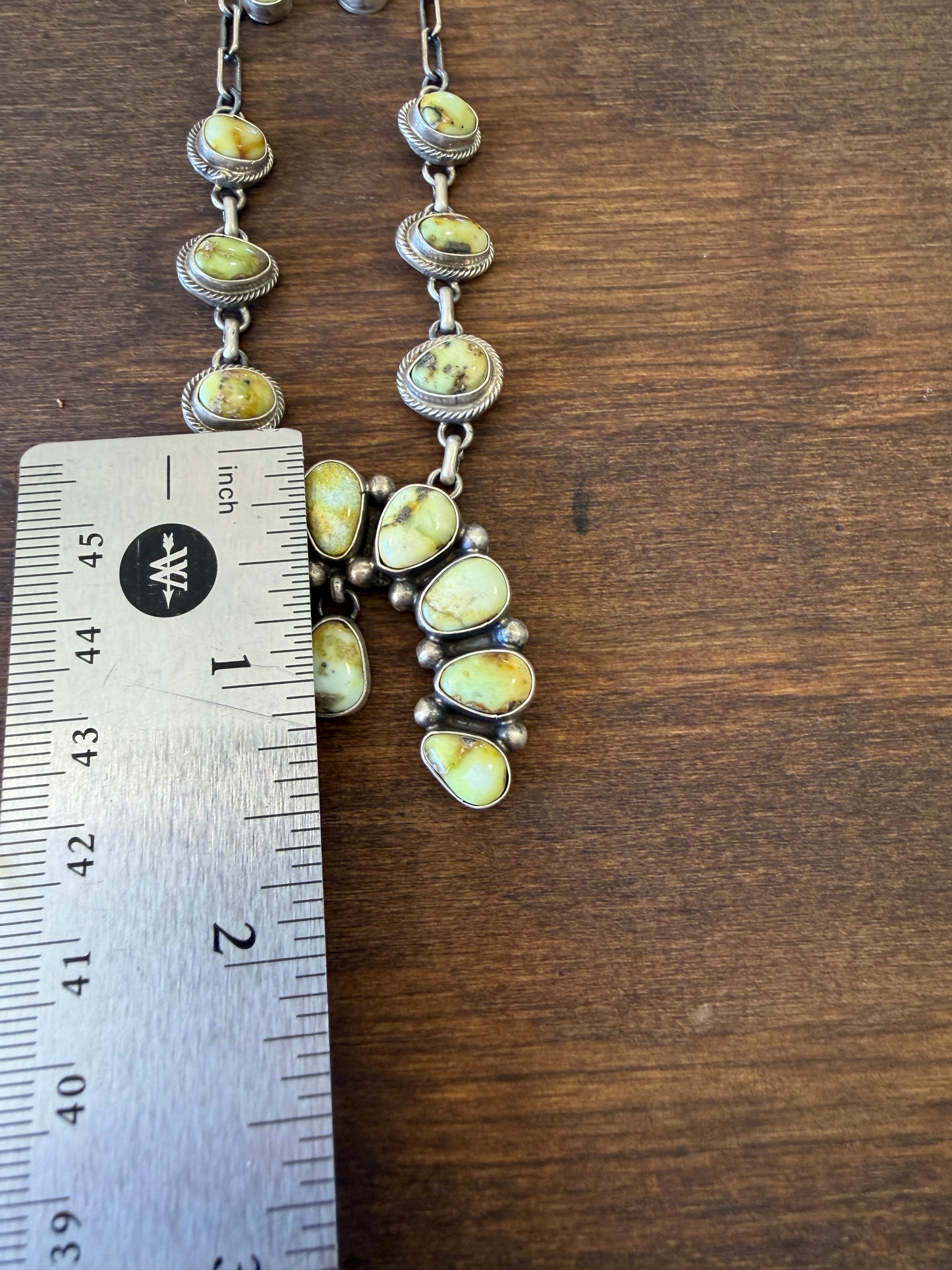 New mini palomino turquoise necklace and earrings set