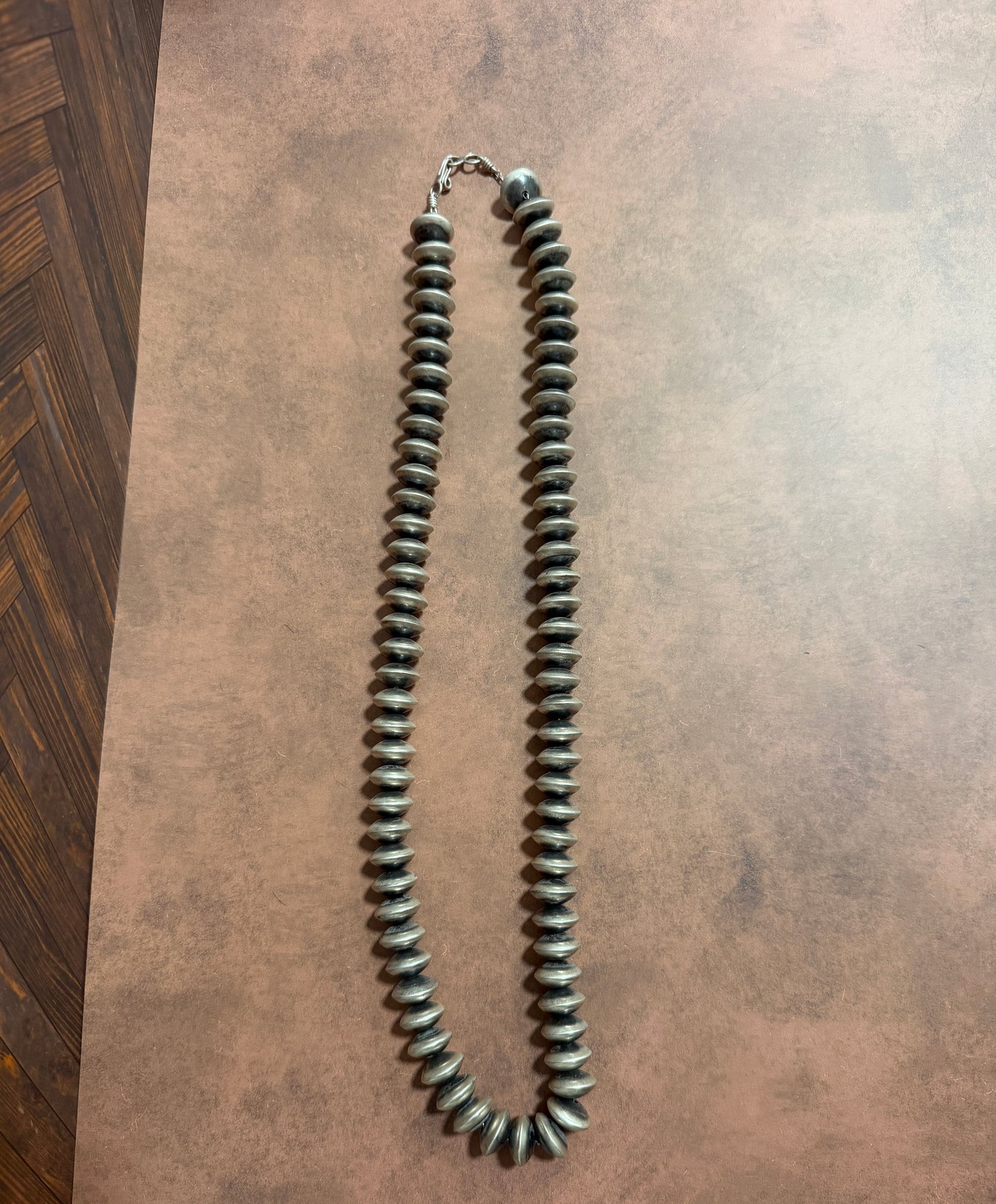 New 15mm handmade Navajo pearl 24” necklace