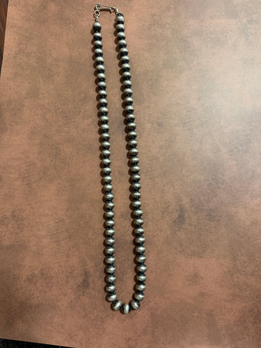 New 10mm handmade Navajo pearl 20” necklace