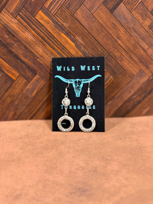 New mother of pearl Dishta inlay style dangle earrings