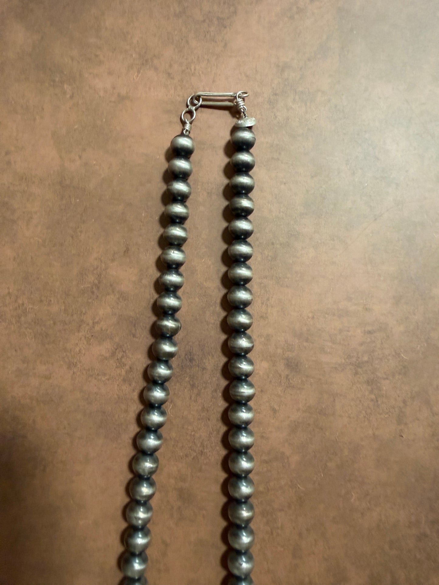 New 8mm 20” handmade Navajo pearl necklace