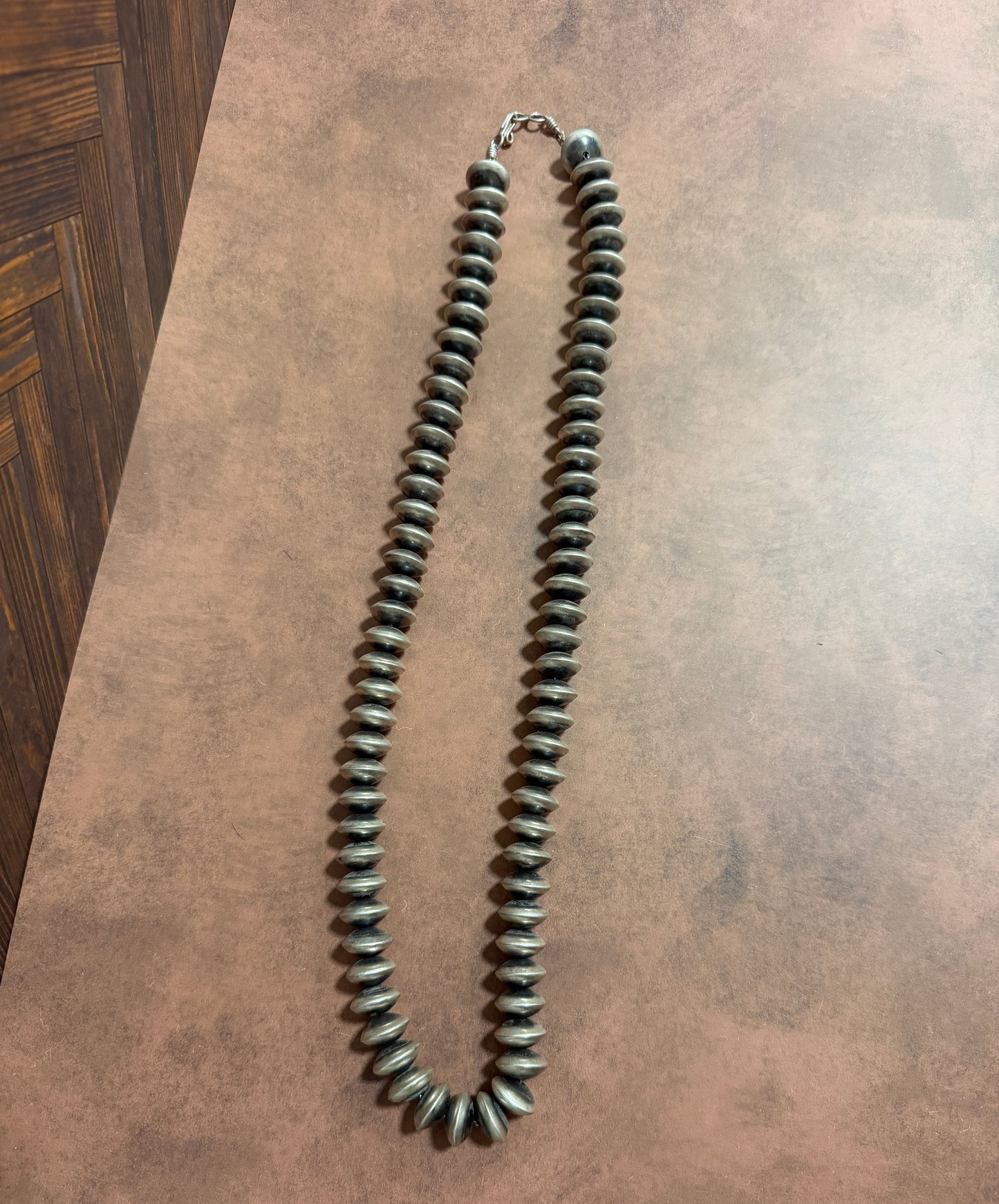 New 15mm handmade Navajo pearl 24” necklace