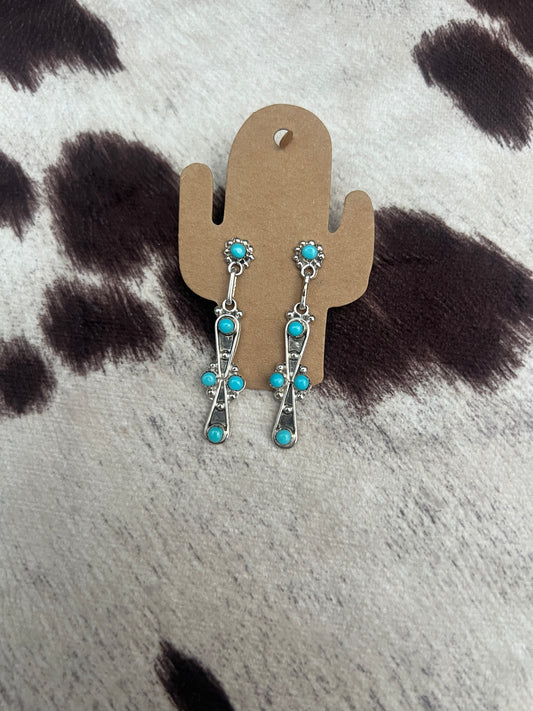 New snake eye dangle earrings