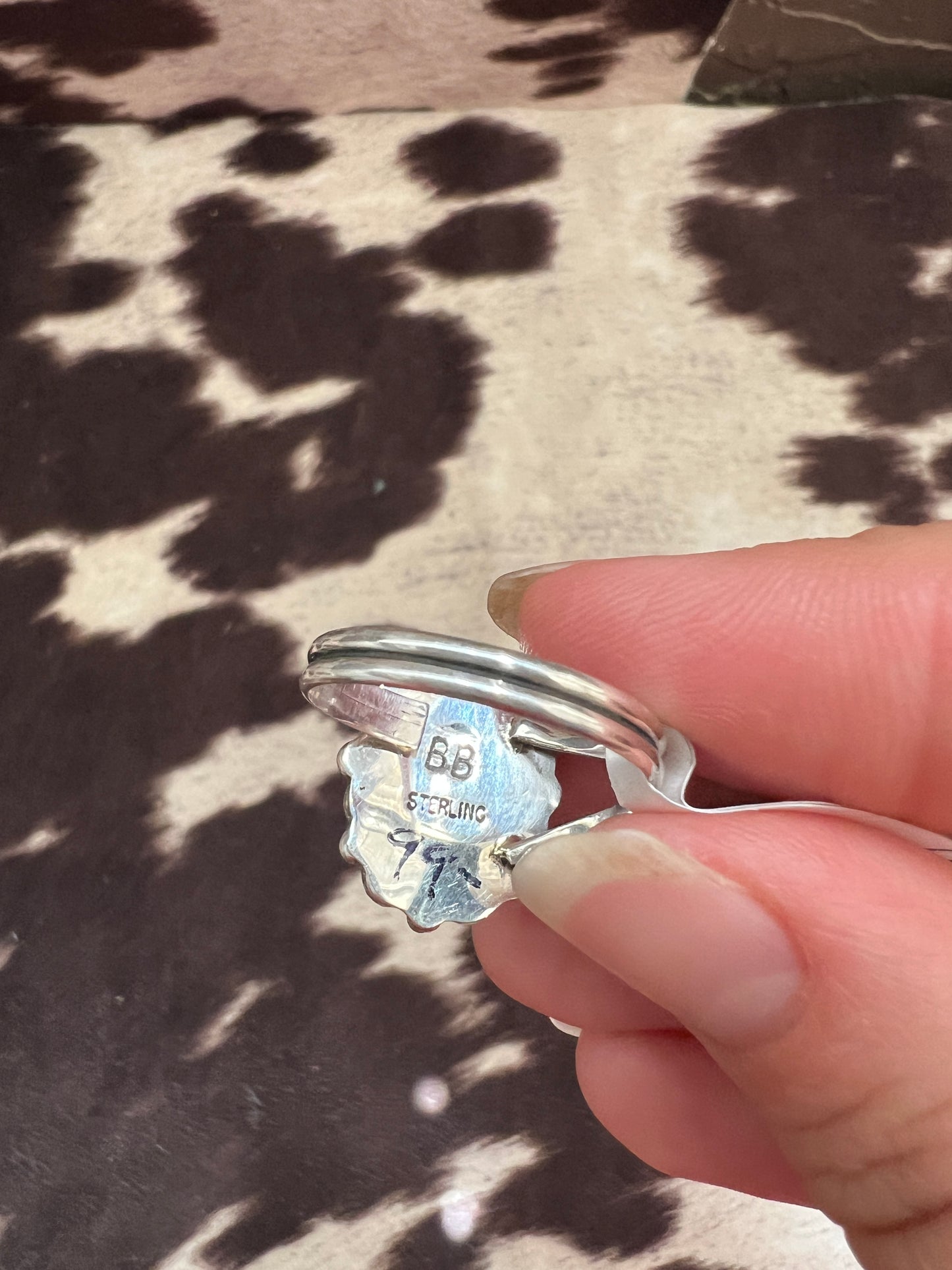 New turquoise cluster ring