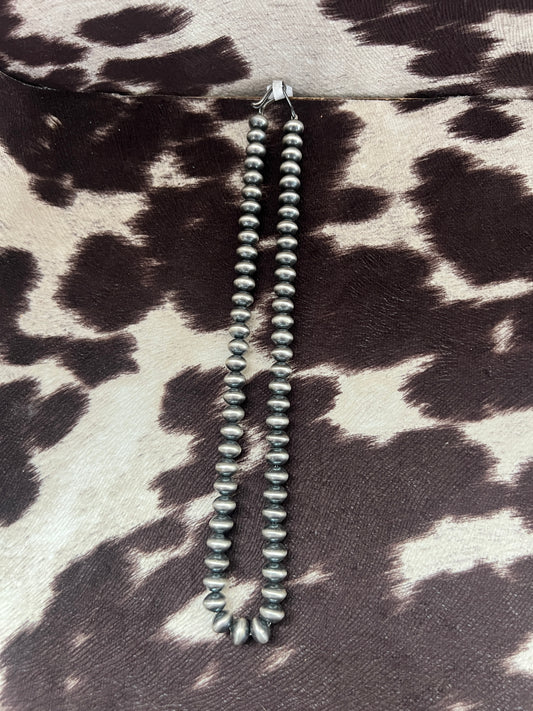 New 18” 8mm handmade Navajo pearl necklace